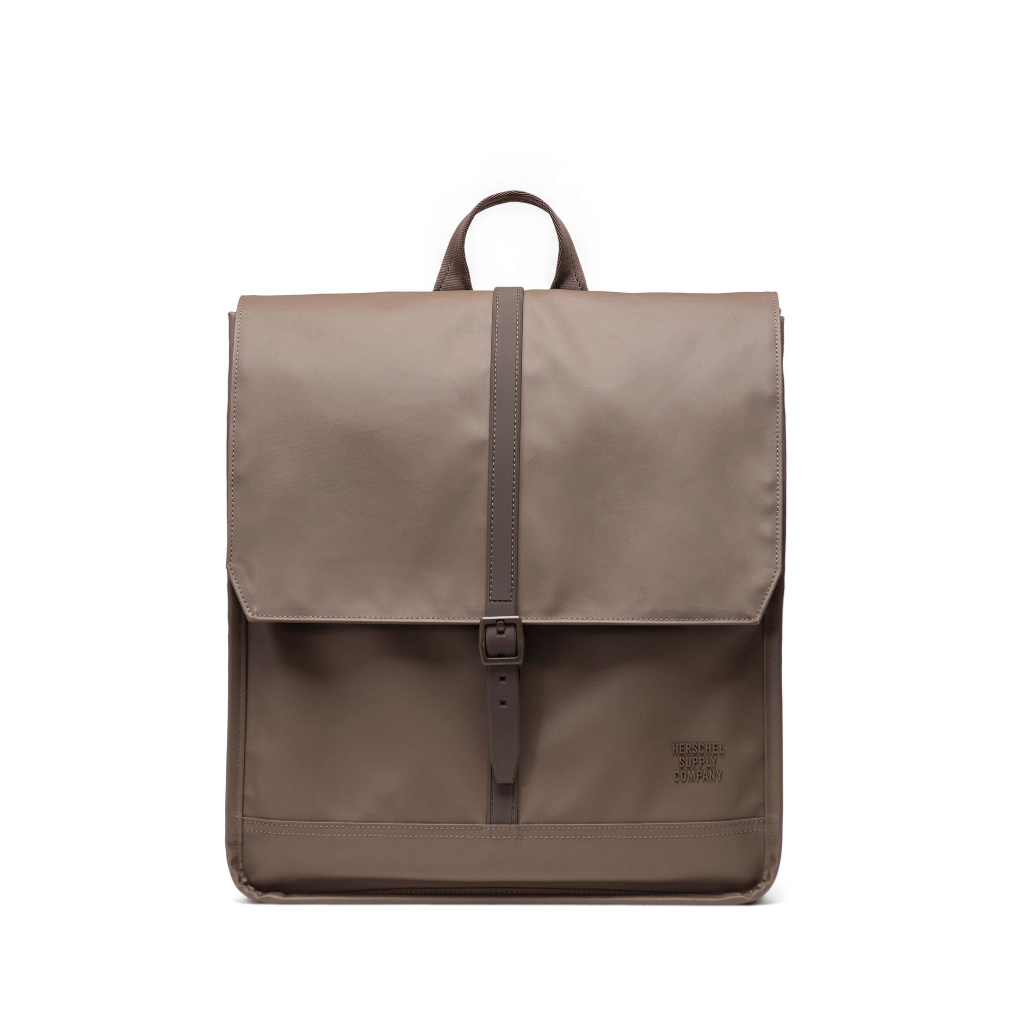 Koyu Kahve Herschel City Suya Dayanıklı Kumaş Mıknatıslı Kapama Sırt Çantası, 14" Laptop Uyumlu, 18 L